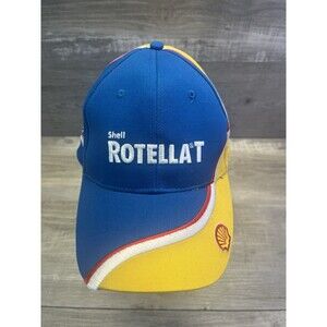 Kevin Harvick 29 Strapback Hat Cap Shell Rosella T Blue Yellow NASCAR Racing Vtg